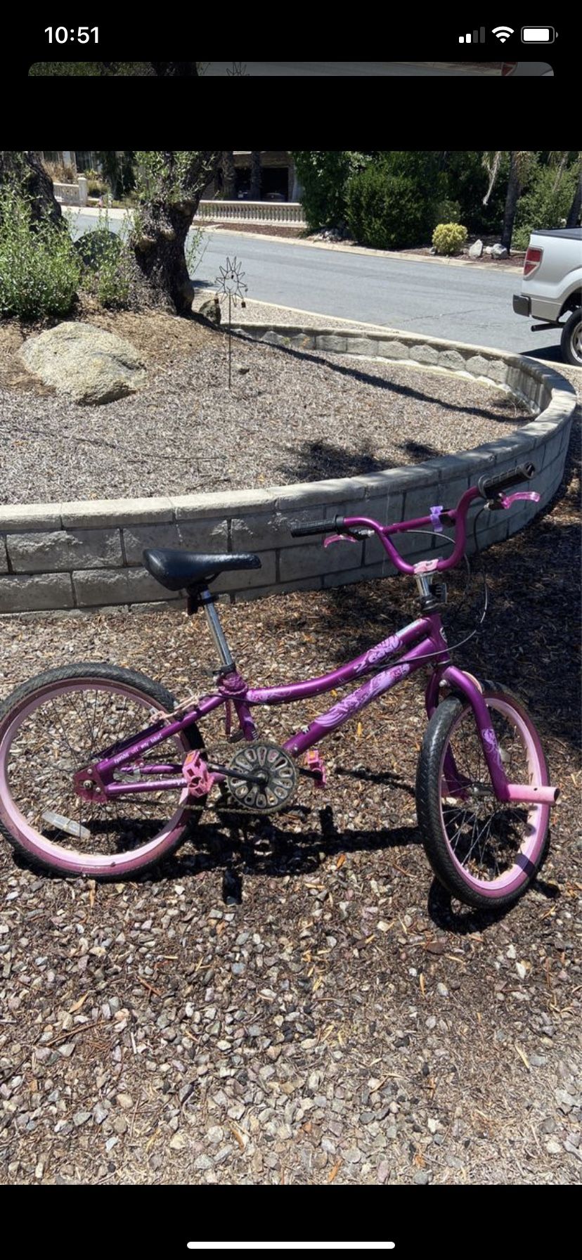Kent 20" 2 Cool BMX Girl's Bike, Satin Purple