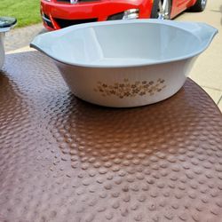 Vintage Libbey Glass Casserole Dish,  2 Qt