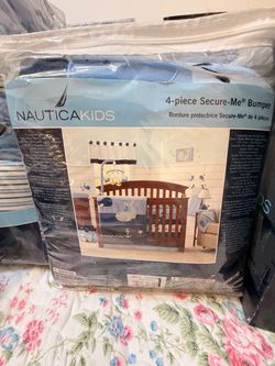 Nautica Kids 4-Piece Secure-Me Crib Bumper