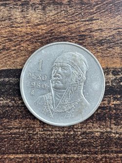 1950 Mexico 🇲🇽 1 Peso Silver Coin