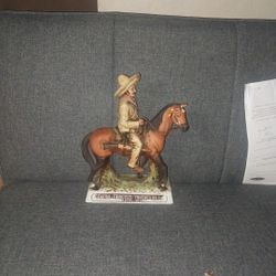 Pancho Villa Antique Decantor Tequilla  Bottle