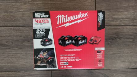 Milwaukee M18 RedLithium XC6.0 2-Pack Kit