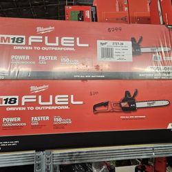 Milwaukee

M18 FUEL 16 in. 18V Lithium-Ion Brushless Battery Chainsaw (Tool-Only)

