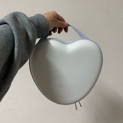 Headphone case - Purple Heart shape