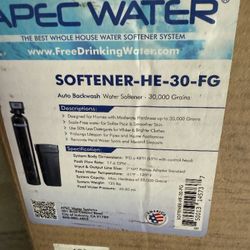 New In Box Water Softner