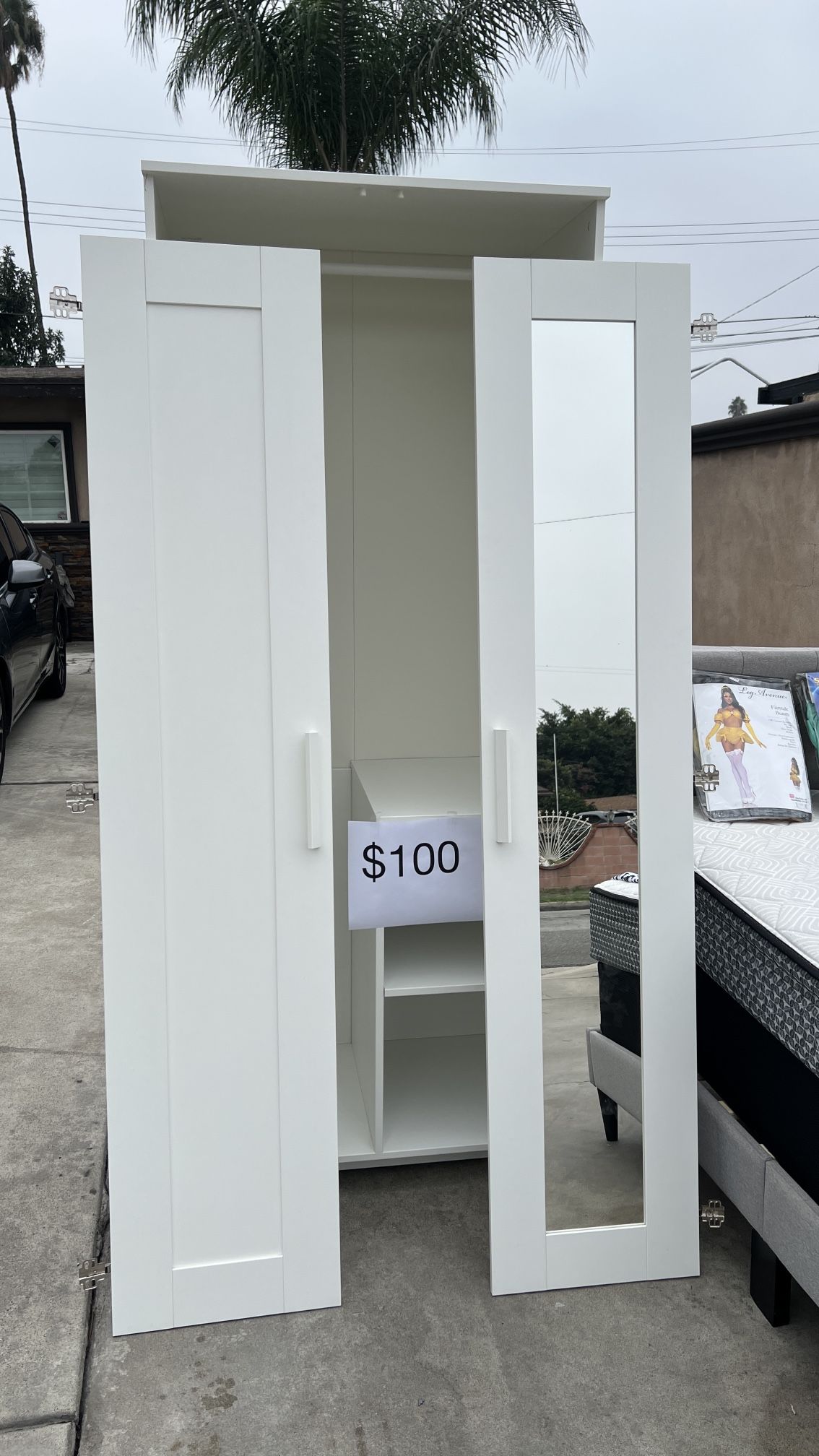 IKEA Closet With Mirror Door