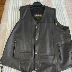 Street & Steel 2nd Amendment 2 Leather Vest