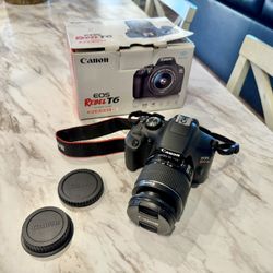 Canon Rebel T6 Camera