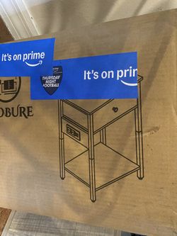 Brand New Side Table With Charging Port 