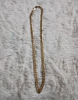 14K gold Cuban link chain