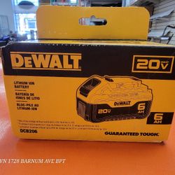 Dewalt 20V DCB206 6.0Ah Battery Pack
