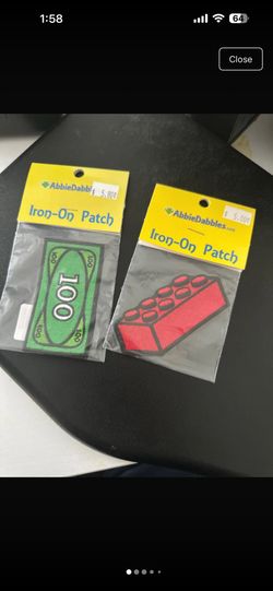 Iron On Patches LEGO pieces