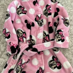 Disney Minnie Mouse Robe Girl X/s 4/5