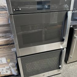 Ge profile Double Electric  Oven With Left Handed Swinging Door 