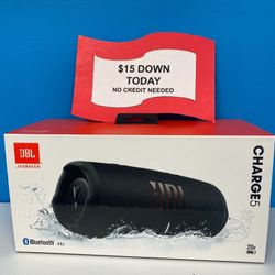 JBL Charge 5 Bluetooth Speaker New - PAYMENTS AVAILABLE With $15 DOWN