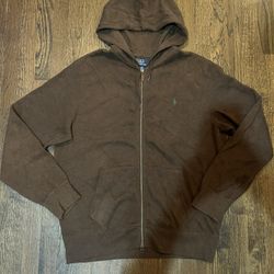 Polo Ralph Lauren Drawstring Zip up Hoodie / Sweater