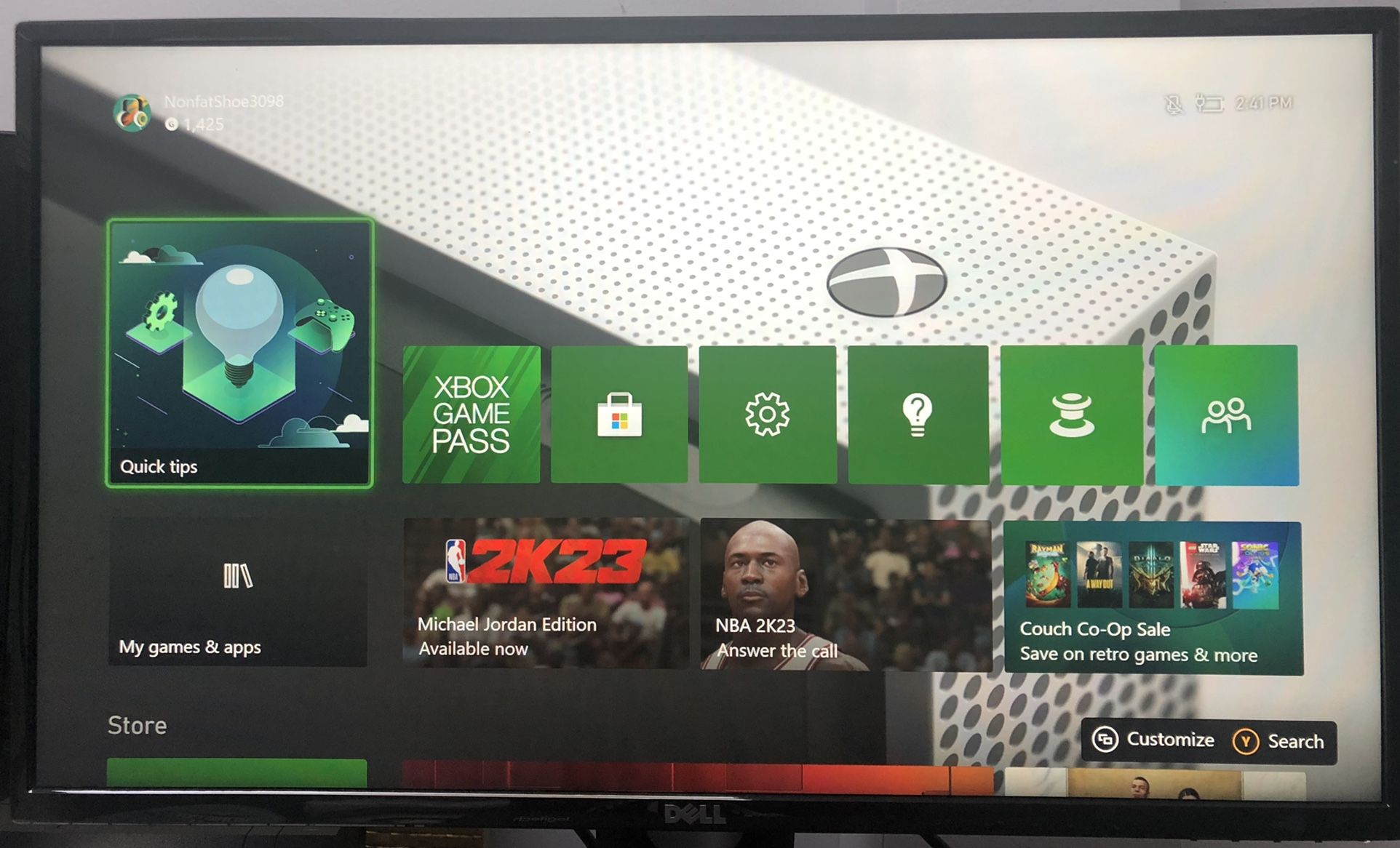 Xbox One S (white console)