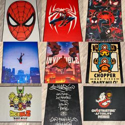 BRAND NEW LA Hype Floor Mats! 24X35 STUSSY ONE PIECE DRAGON BALL SPIDERMAN INVINCIBLE GHOST BUSTERS BABY MILO BAPE