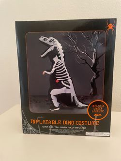 Inflatable Dino Skeleton Halloween Costume