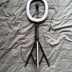 LED Ring Light Tripod With Phone Holder