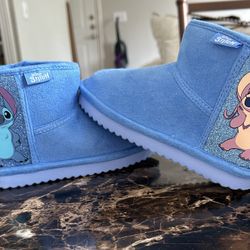 Stitch Fur Boots (NEVER WORN) READ DESCRIPTION 