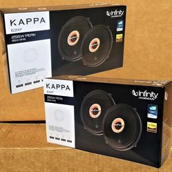 Infinity Kappa Car Speakers 2 Sets 6 1/2 Inch 2-Way Coaxial Speaker System 510 Watts Package 63XF 🚨 Payment Options Available 🚨 No Credit Needed 🚨
