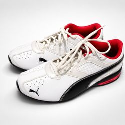 Puma Viz Runner Repeat 369873-02 Men’s Size 11 White Athletic Shoes SoftFoam+