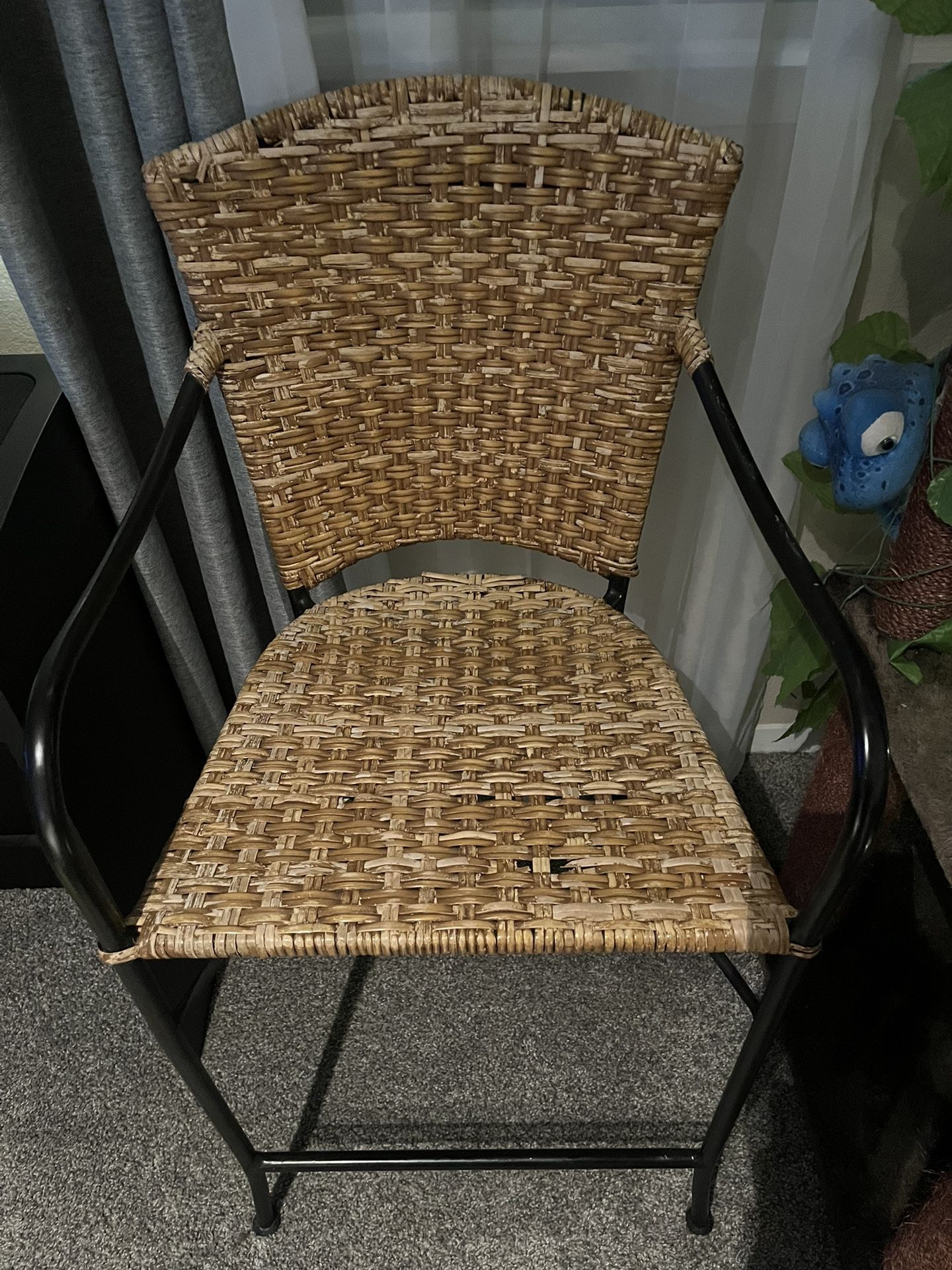 Wicker Bar Stool Chairs