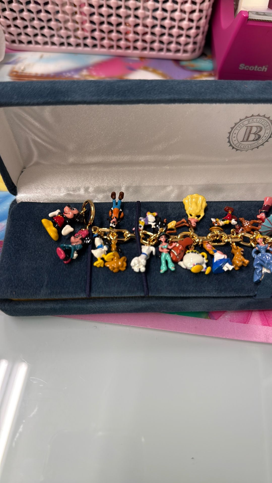 Brand New Disney 37-Character Charm Bracelet