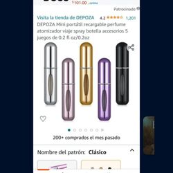 Perfume  Relleno   Para Llevar En El Bolso