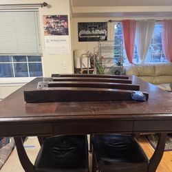 Extendable Dining Table & 4 Chairs