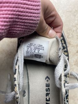 Girls Cheetah Print Converse 