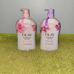 2 Olay Fresh Radiant 33oz( Rose Water & Sweet Nectar/ Orchid & Black Currant)