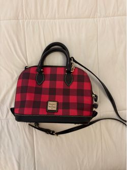 Mini plaid Dooney and Bourke Tucker purse