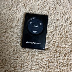 Bionaire Black 4-Button Remote Control For Bionaire Tower Fan