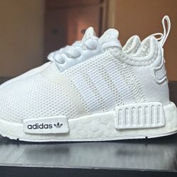 Toddler’ Adidas NMD_R1 Shoes in White