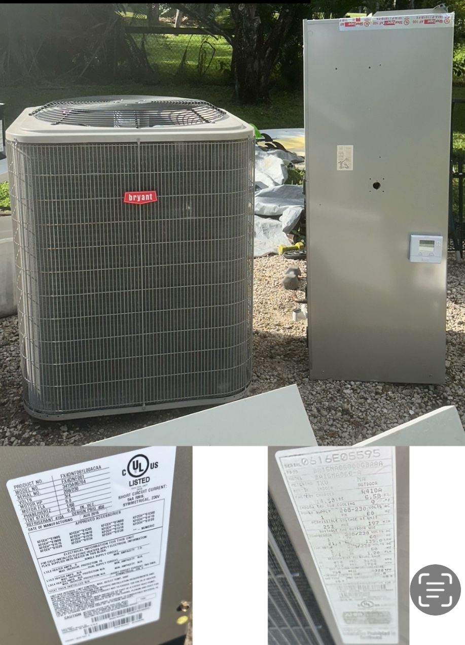 Bryant Air Conditioner And Handler