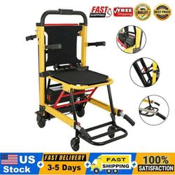 Portable Electric Chair, Track Climbing Wheelchair, Assist Stair Chair Electric Wheelchair, 440 lb Limit