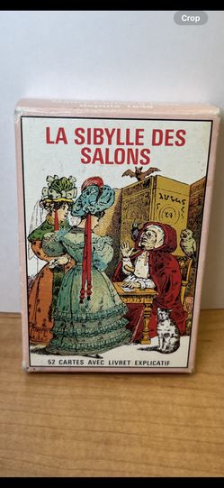GRIMAUD FORTUNE THE PARLOUR SIBYL 52 CARDS IN BOX -RARE, MADE IN FRANCE