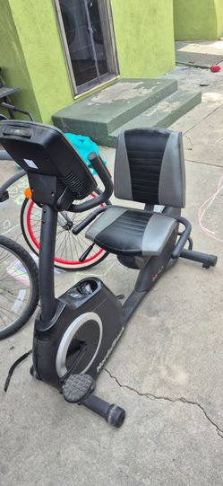 Free working recumbent bike