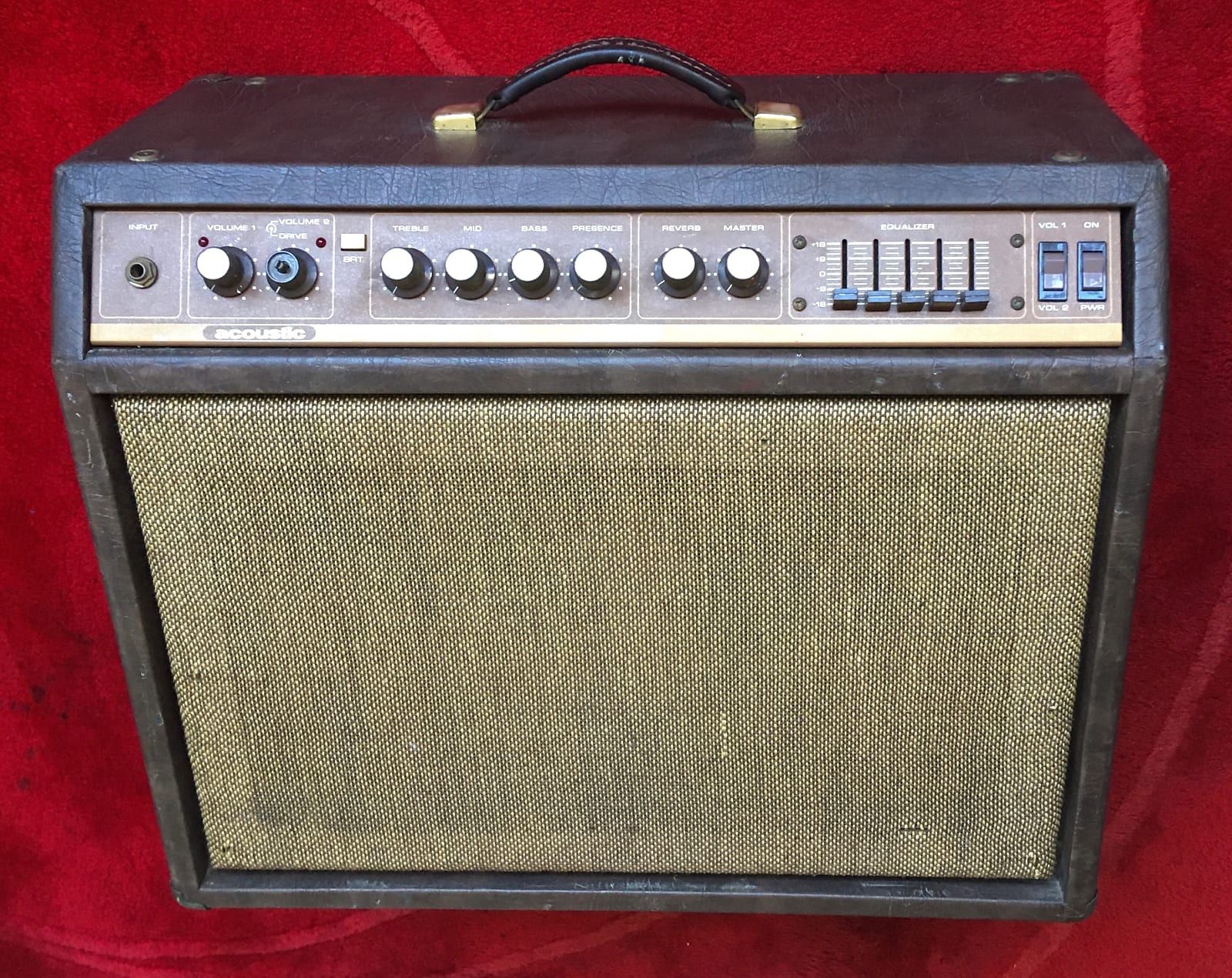 RARE Acoustic Model 123 vintage 80s combo guitar amplifier G120 with 1x12” speaker!
