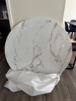 White Marble Top! 47”