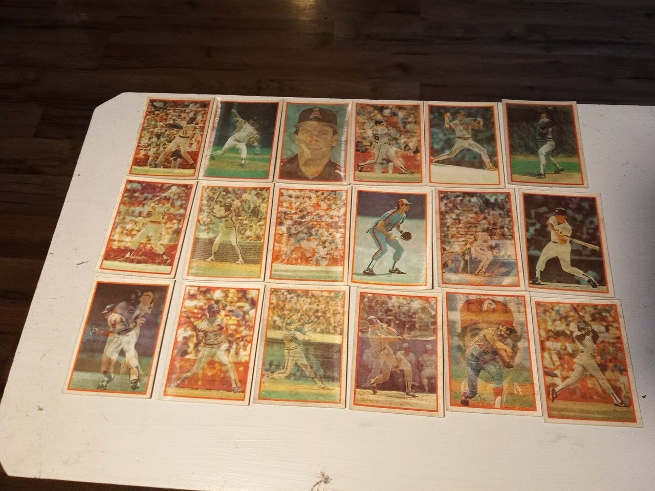 1980 holographic baseball cards 18 of them