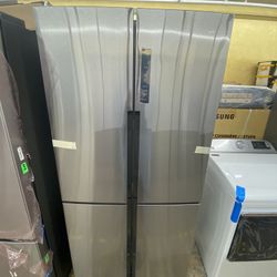 Haier 36” Stainless Steel Side By Side Refrigerator 