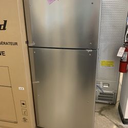 New Scratch And Dent SMAD 30” Top Freezer Fridge Stainless 6 Months Warranty .