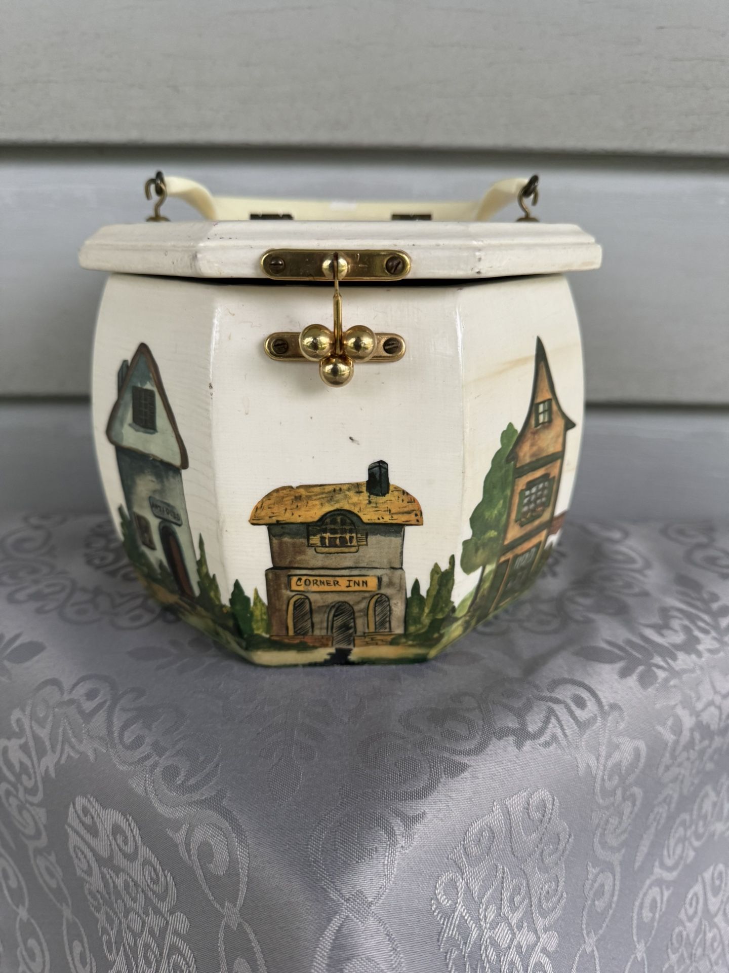 ANTON PIECK Wooden Purse, 1970’s, Vintage