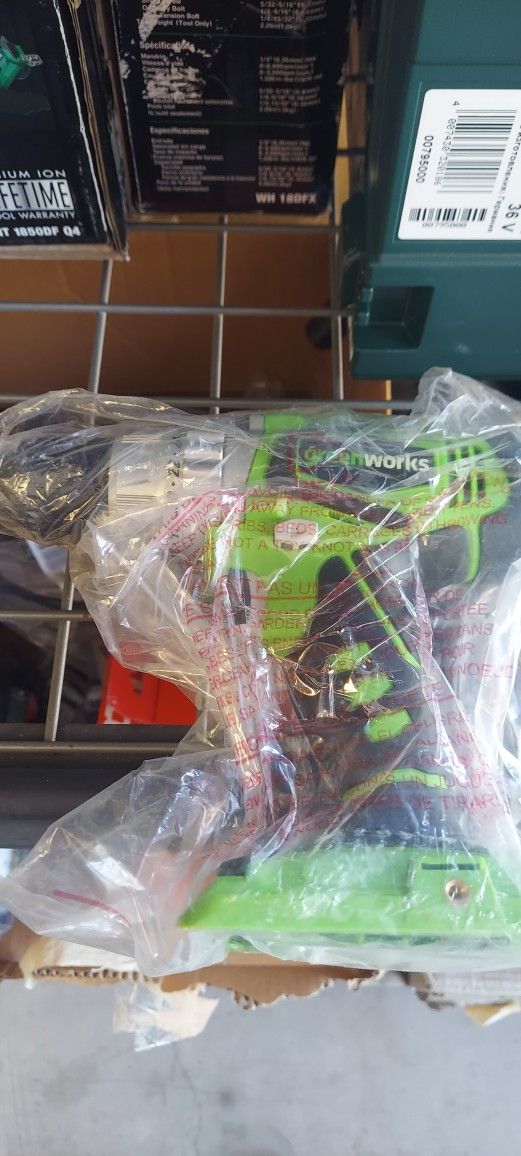 Greenworks 24V 2-Speed Cordless Hammer Drill (tool only) $25