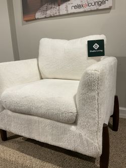 New Valeria Accent Chair  fabric upholstered by Studio living