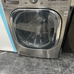LG Front Load Washer In Stainless Steel Used