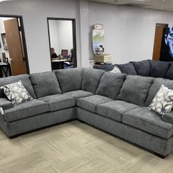 Gray Sectional 